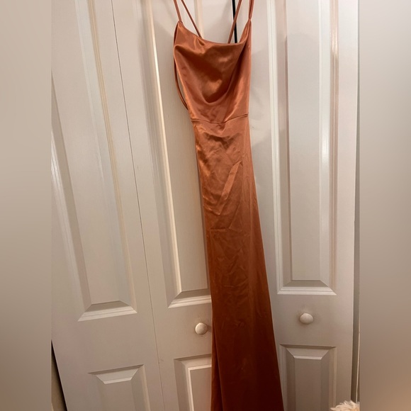 Windsor Rose-Gold Formal Dress - Picture 3 of 3